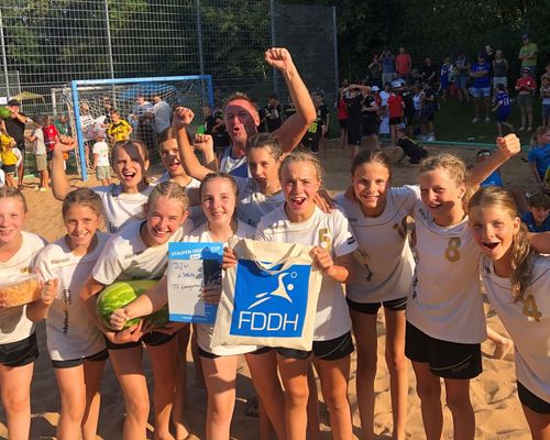 Finale der FDDH Mini Beach und Jugend Beach Handball-Turnierserie